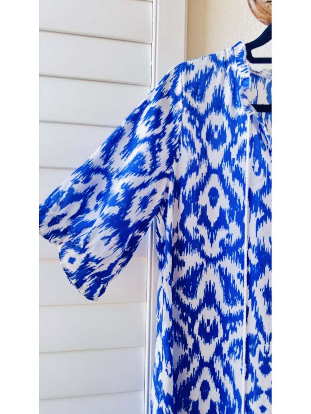 Boutique brand Ikat Pattern Tassel Tie Maxi - Size M - Picture 2 of 9